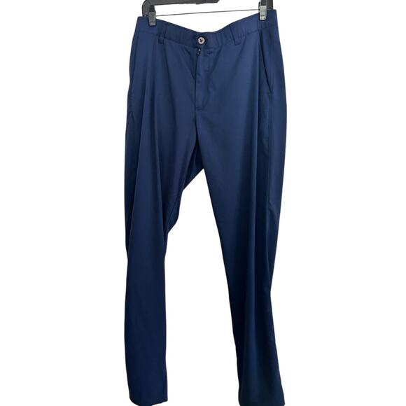 Under Armour Men's Navy Blue Drive Straight Leg Golf Pants Size 36 - Picture 1 of 5